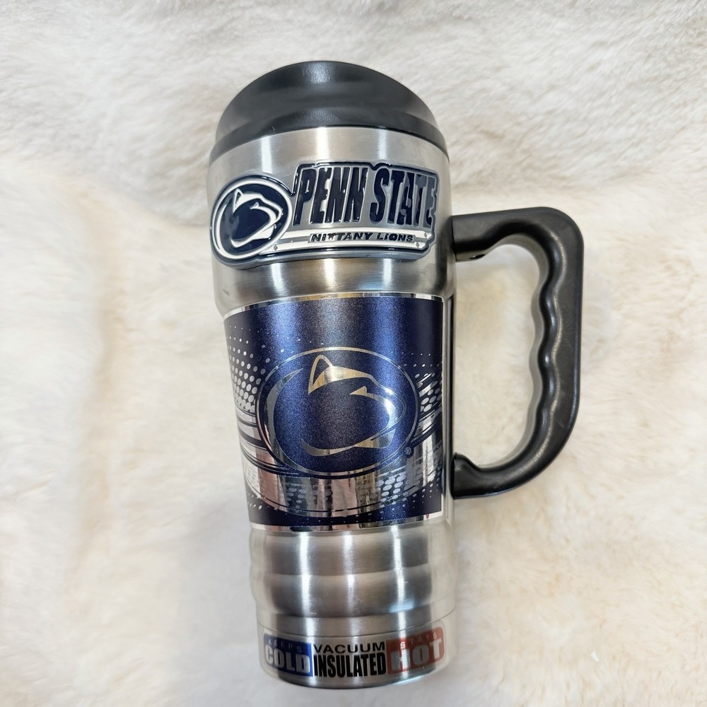 NEW Penn State Nittani Lion 16 ounce Travel Mug with Lid Gift Alumni‎